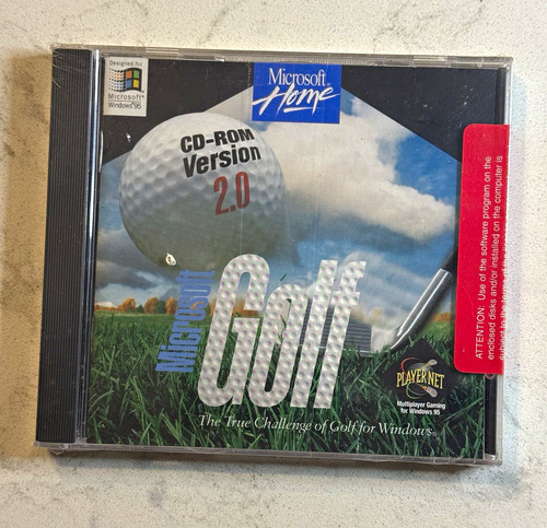Microsoft golf rom versione - golf, cd-rom