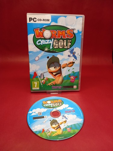 Worms crazy golf rom - golf, cd-rom